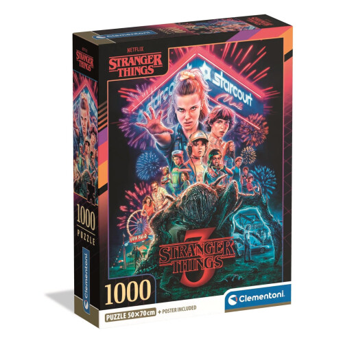 Clementoni PZL 1000 Stranger Things S03 Compact Box 2025