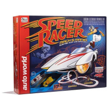 Auto World 17' Speed Racer Mach 5 Mania Slot Race Set HO Scale SRS361