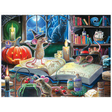 RoseArt - Souris Malicieuses d'Halloween - Puzzle de 500 Pièces - Puzzle Envoûtant pour Adultes