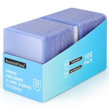 200 Protège-cartes Top Loaders 3"X4" pour Cartes, 100 Top Loaders + 100 Manches
