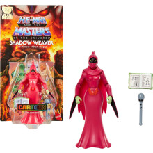 Masters of The Universe Origins Action Figure Cartoon Collection Shadow Weaver, 5.5-inch 1980s Motu Princess of Power TV Sorceress, Cloak & Wand
