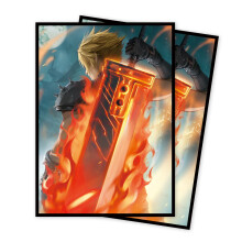 Manchons MTG (Fantasy) Art Manchons de Protection Deck, Avant Transparent & Arrière Mat, Shuffle Fluide