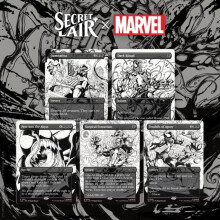 Magic the Gathering Secret Lair x Marvel's Spider-Man: Venom Ontketend, 1 Stuk (Inks) (Foil)