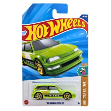 Hot Wheels '90 Honda Civic EF, Green, 70s vs 90s Collection, 1/10