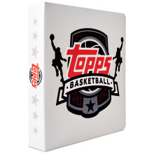 Classeur de Basketball Topps - Classeur de Cartes à Échanges 9 Poches, Matériau Durable, 35 Pages, 450 Cartes