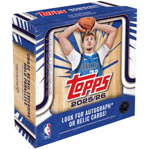 2025-26 Topps Basketball - Fabrikversiegelt - Mega Box