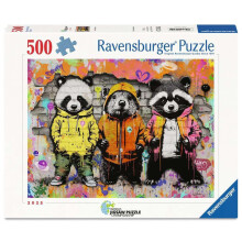 Ravensburger Furry Friends Puzzle 500 Pezzi - Scena Accogliente per Animali, Sfida Incantevole per Adulti e Famiglie