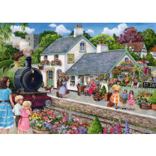 Ravensburger Whistle Stop Cottage 1000 Piece Puzzle for Adults