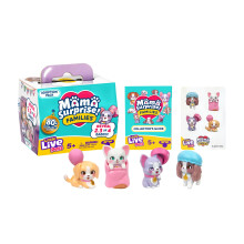Little Live Pets Mama Surprise Familien Welpen Adoption, Zufällige Rasse Welpen Figuren, 3, 4 & 5 Babywelpen