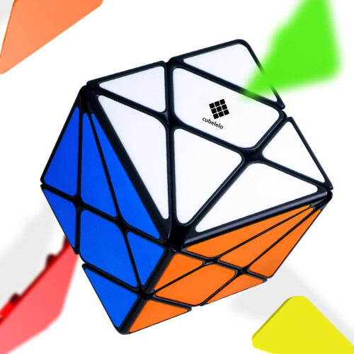 Cubelelo Drift Axis (Tiled) 3X3 Magic Cube Puzzle | Unique Shape Mod With Premium Design, Smooth Finish Toy For Intermediate & Advanced Solvers | Toys