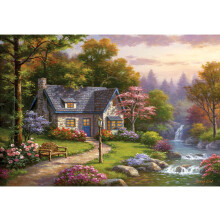 Anatolian Puzzle - Stonybrook Falls Cottage, 2000 Teile Puzzle, #3940