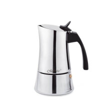 Machine à café 4 tasses - MAESTRO - MR-1668-4 - Café moulu - Facile à nettoyer - Blanc/Noir