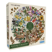 Puzzle Rond 500 Pièces Gibsons Natures Seasons - Plantes & Animaux - Collection Art File