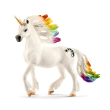 Schleich bayala - Étalon Licorne Arc-en-Ciel - Jouet Licorne pour Enfants 5+