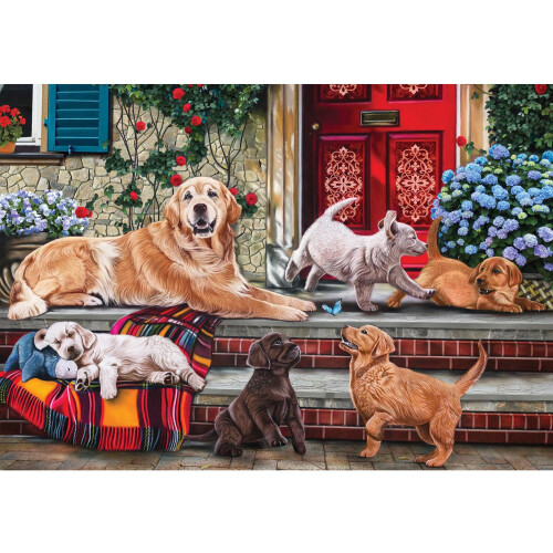 Puzzle Anatolian - Famille de Chiens, Puzzle Jigsaw 260 Pièces, #3340