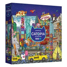 RoseArt - Catopia - Americat - 500 Teile Puzzle für Erwachsene