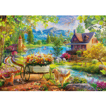 Wonder Forge Strahlender Sommer 1000 Teile Puzzle für Erwachsene | Einzigartige, Passgenaue Teile | Spaßige, Lebendige Bilder | Amazon Exklusiv