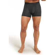 (M, Black) Icebreaker Mens Anatomica Merino Boxer Shorts