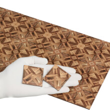Baldosas de Suelo para Casa de Muñecas - Patrón Parquet en Escala 1:12 - REDUCIO! (Diamante Tejido)