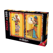 Puzzle Anatolien - Belle Fille Africaine, Puzzle 500 Pièces, #3640