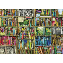 Wonder Forge Bizarre Bookshop 1000 Teile Puzzle für Erwachsene | Einzigartige, perfekt passende Teile | Spaßige, lebendige Bilder | Amazon Exklusiv