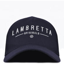(One Size, Navy) Lambretta Mens Originals Adjustable Curved Visor Baseball Caps Hat