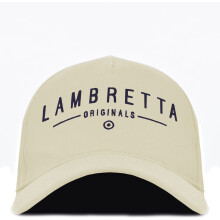 (One Size, Stone) Lambretta Mens Originals Adjustable Curved Visor Baseball Caps Hat
