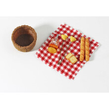 COMPACTINI Miniatur 10P Set Modell 1:12 Maßstab Puppenhaus Zubehör Picknick Miniatur Bäckerei Baguette