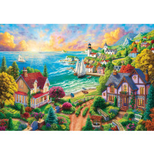 Puzzle Anatolian - Village au Bord de la Mer, Puzzle de 260 Pièces, #3343