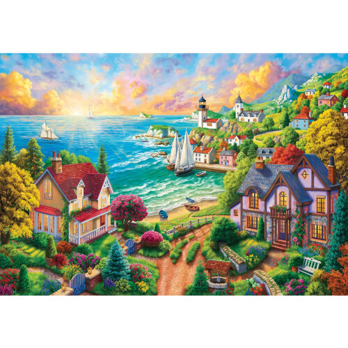 Anatolian Puzzle - Dorf am Meer, 260 Teile Puzzle, #3343