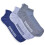 Lambretta Lambretta Mens 3 Pack Ankle Trainer Socks - Navy/Khaki/Grey 1