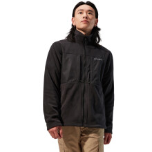 (M, Black/Black) Berghaus Mens Prism Guide Interactive Polartech Full Zip Fleece