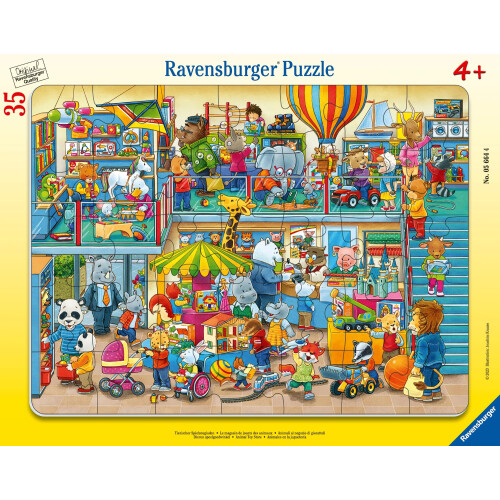 Ravensburger Ravensburger Tier-Spielzeugladen 35 Teile Puzzle für Kinder 4+