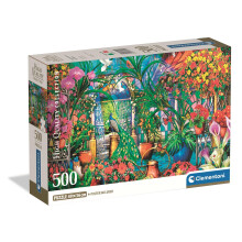Clementoni Puzzel 500 Stukjes, De Tuinman, Compacte Doos, Puzzel voor Volwassenen, 14-99 Jaar, Gemaakt in Italië, 35579