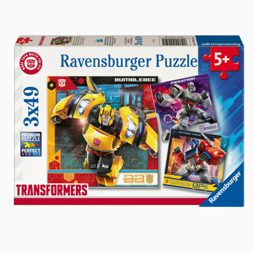 Ravensburger Ravensburger Puzzle Transformers 3x49 Pièces pour Enfants 5+