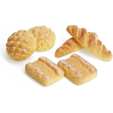 6Pcs Artificial Bread Set, Realistic Food Display Props, Miniature Bread Dollhouse Decoration Accessories, DIY Micro Landscaping Decor Kitchen Home De