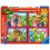 Ravensburger Puzzle per Bambini 4 x 100 pezzi - Nintendo Super Mario - È tempo di Mario 1