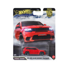 Hot Wheels Premium Car Culture Jeep Grand Cherokee Trackhawk SUV Sports Car Premium Collection 1:64 Scale for Kids Ages 3 and Up