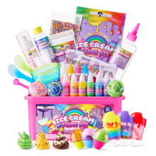 Kit de Slime Glace Original Stationery Édition Popsicle Arc-en-Ciel - Kit DIY Complet