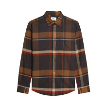 Ben Sherman Mens Oversized Brushed Check Long Sleeve Shirt