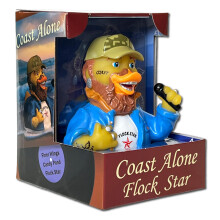 CelebriDucks - Coast Alone - Flock Ster - Drijvende Rubber Eenden - Verzamelbad Speelgoed Cadeau voor Alle Leeftijden