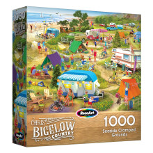 RoseArt - Chris Bigelow Country - Puzzle 1000 pièces Campagne Plage - Taille finie 26.625