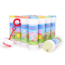 Toyland Lot de 12 Bubbles Peppa Pig avec Baguettes, 2fl oz de Solution & Couvercle Labyrinthe