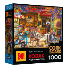 RoseArt - Kodak Cork - Le Café - Puzzle Jigsaw 1000 Pièces pour Adultes