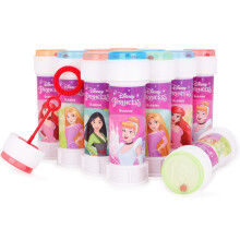 Toyland Pack of 12 Princess Bubbles With Wands 60ml Solution Maze Lid