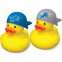 aminco Detroit Lions NFL Team Rubber Duck Set - Officiële Verzamelobjecten - Geweldig Cadeau voor Fans