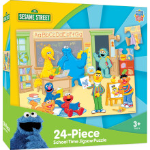 Puzzle 24 Pièces Sesame Street pour Enfants - École - 15"x11.5"