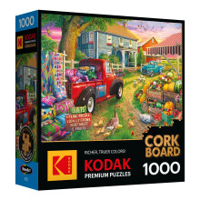 RoseArt - Kodak Cork - Marché Fermier - Puzzle Jigsaw 1000 Pièces pour Adultes