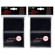 Ultra Pro Protège Cartes pour Cartes de Taille Standard | Noir | 200 Comptage