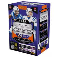 2023 Panini Prizm Football Trading Card Blaster Box - 24 Football Cards - Plus 5 Toploaders to Help Protect Your Cards